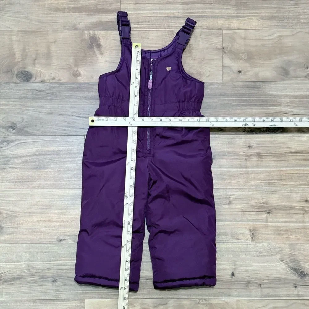 OshKosh B'gosh Purple Snow Bib Overalls / Snow Pants Size Size 3T